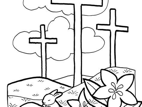 good friday black and white images printable